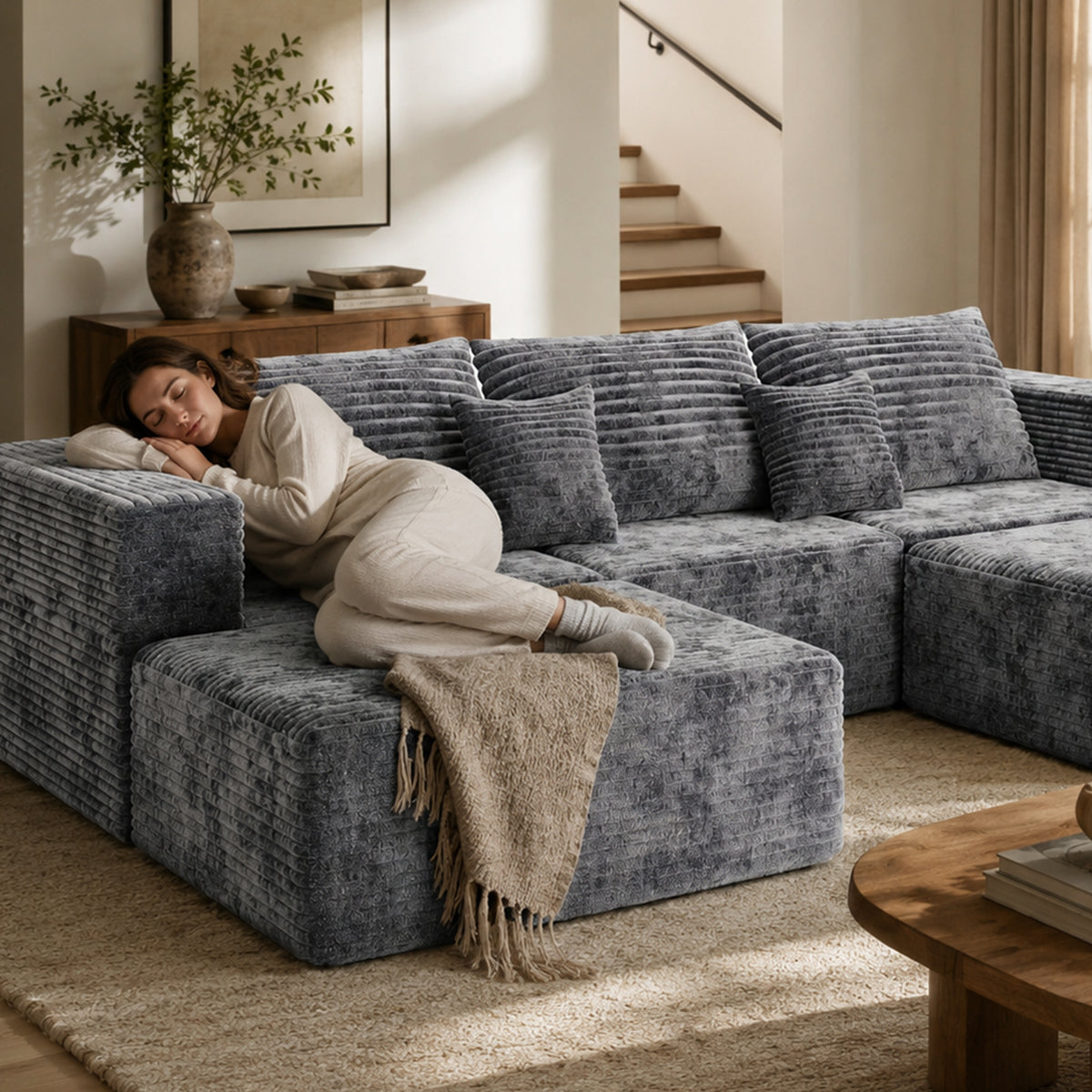 Rowan U-Shape 6-Seat Sectional Sofa