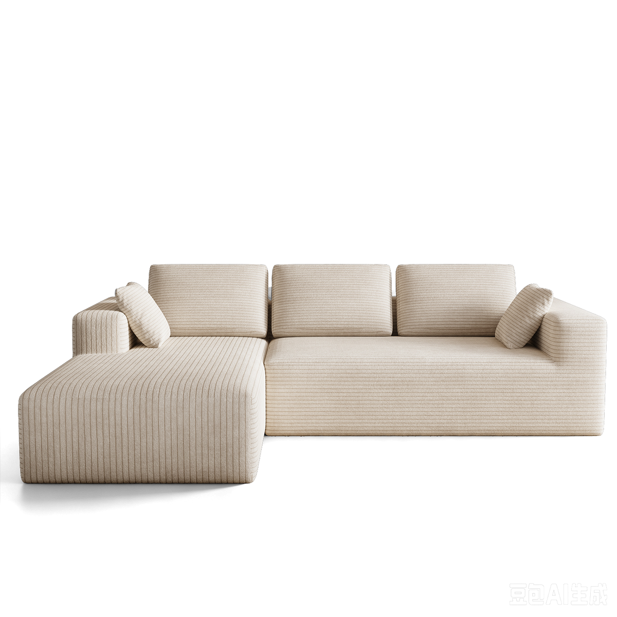 Milo L-Shape 4-Seat Sectional Sofa