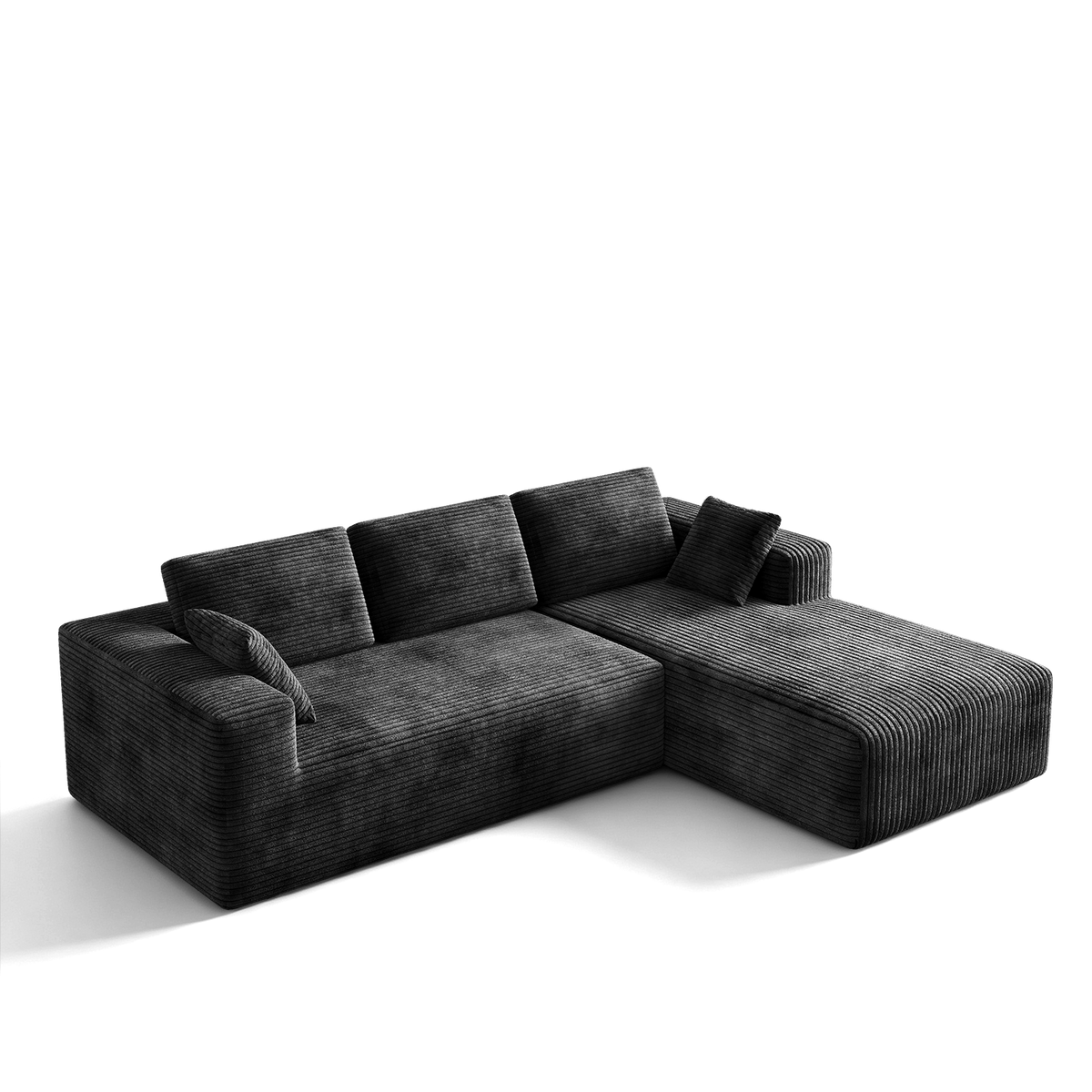 Milo L-Shape 4-Seat Sectional Sofa