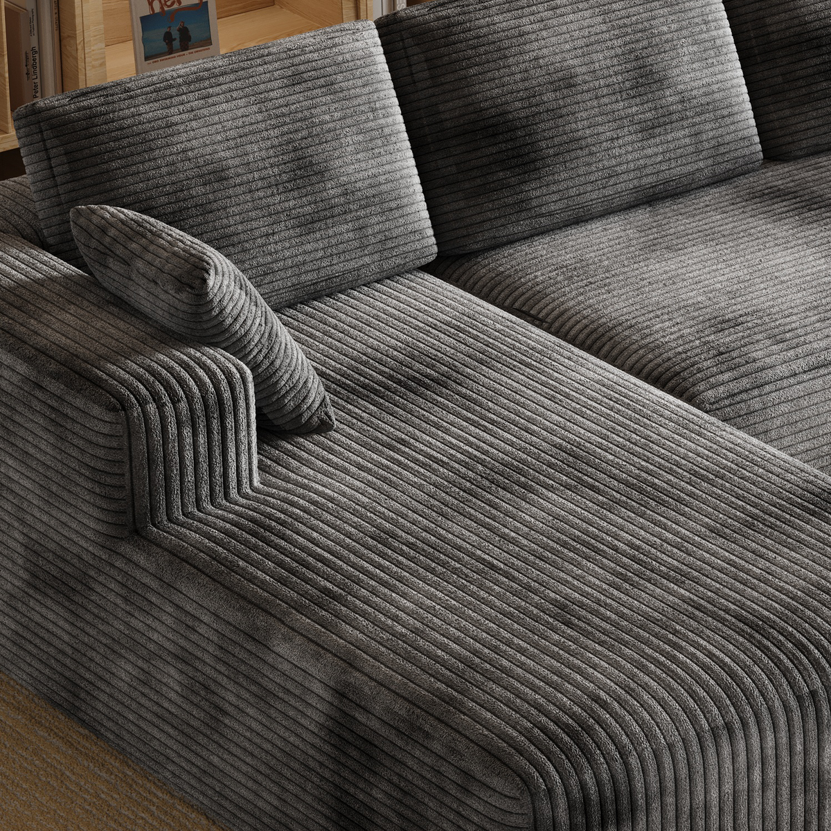 Milo L-Shape 3-Seat Sectional Sofa