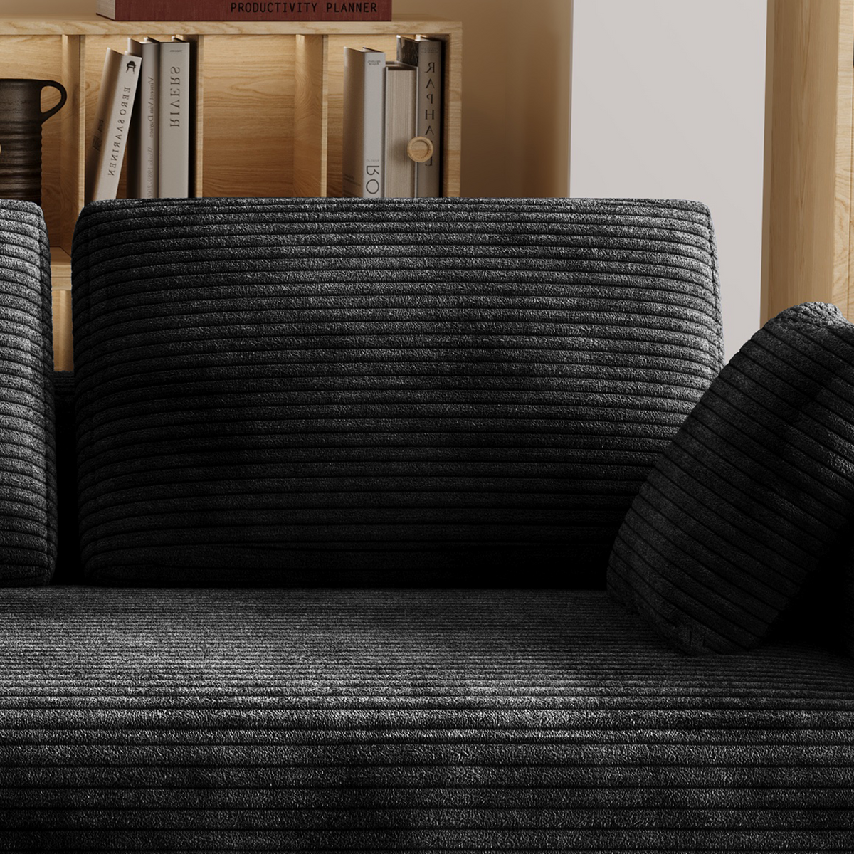 Milo L-Shape 3-Seat Sectional Sofa