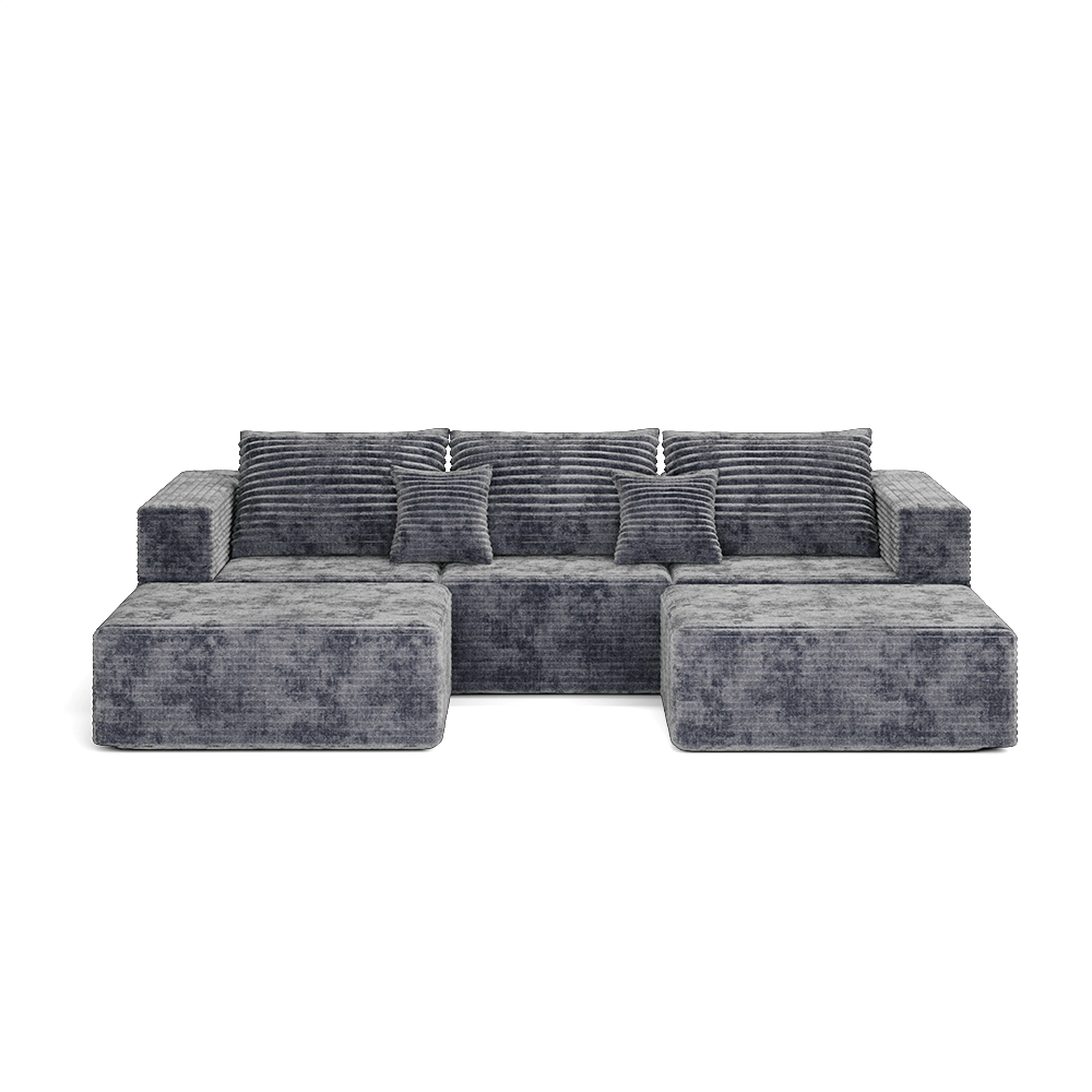 Rowan U-Shape 6-Seat Sectional Sofa