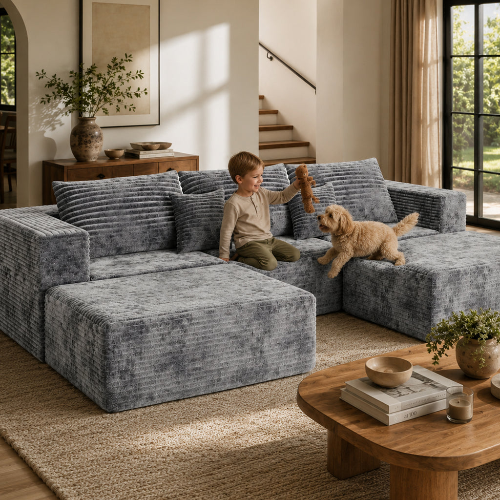 Rowan U-Shape 6-Seat Sectional Sofa