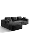 Milo L-Shape 3-Seat Sectional Sofa