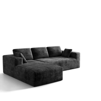 Milo L-Shape 3-Seat Sectional Sofa