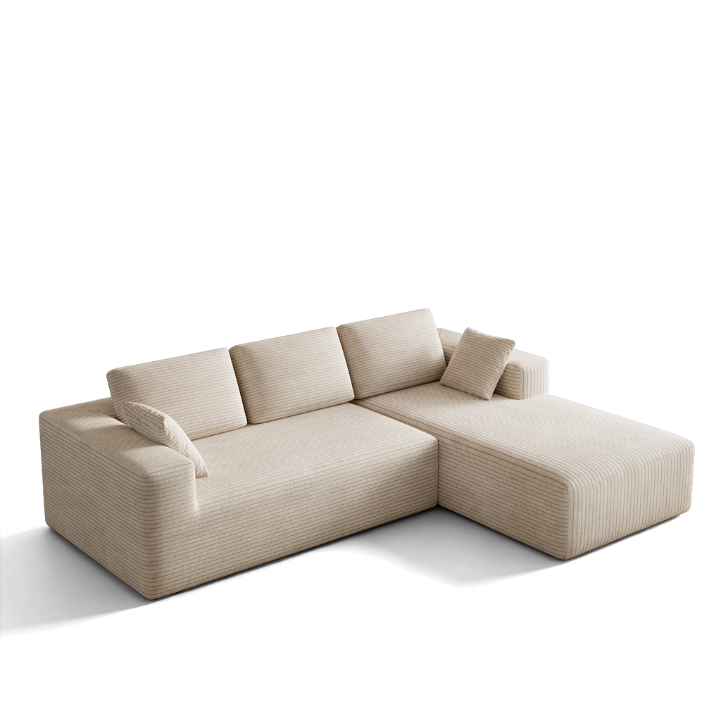 Milo L-Shape 4-Seat Sectional Sofa