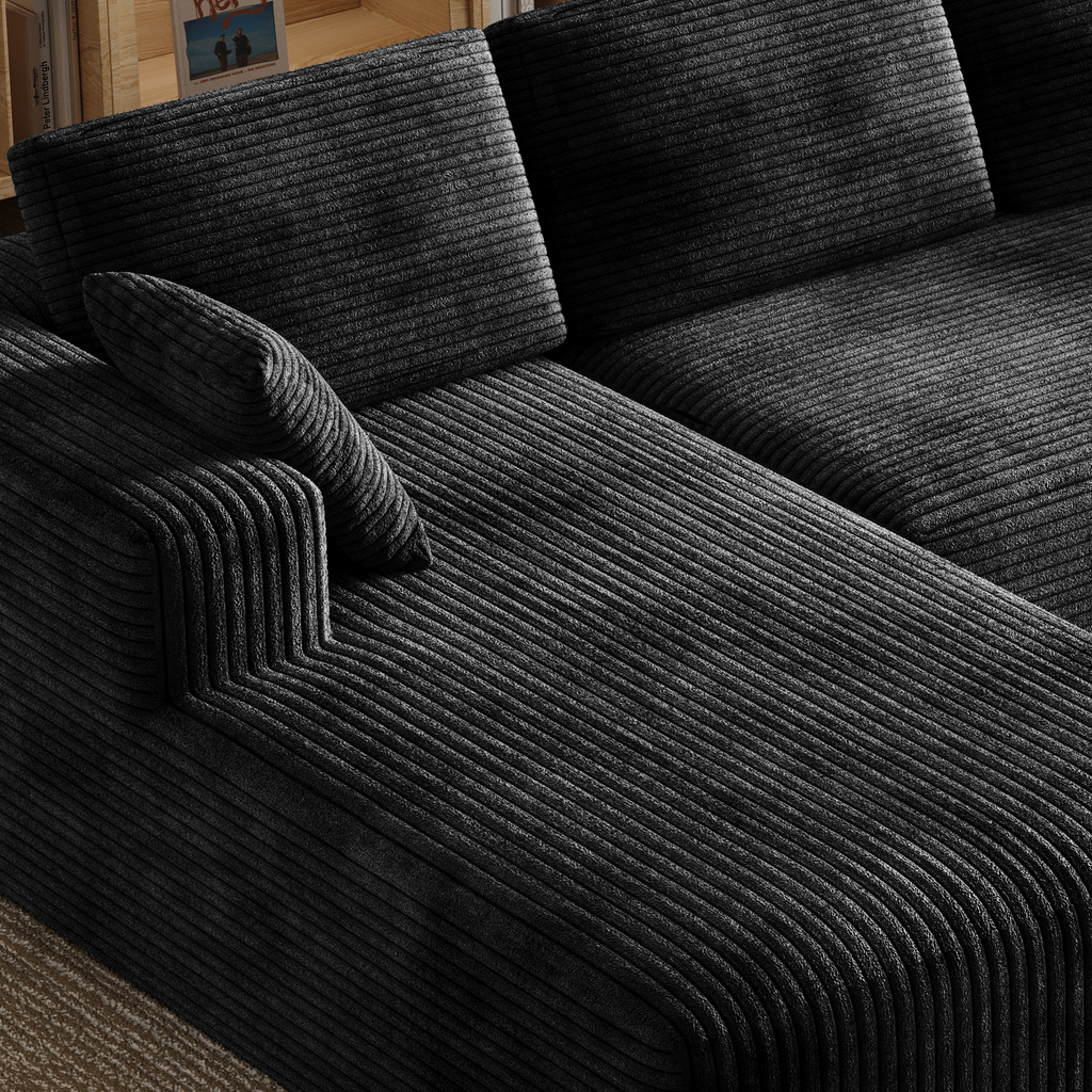 Milo L-Shape 3-Seat Sectional Sofa
