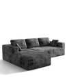 Milo L-Shape 3-Seat Sectional Sofa