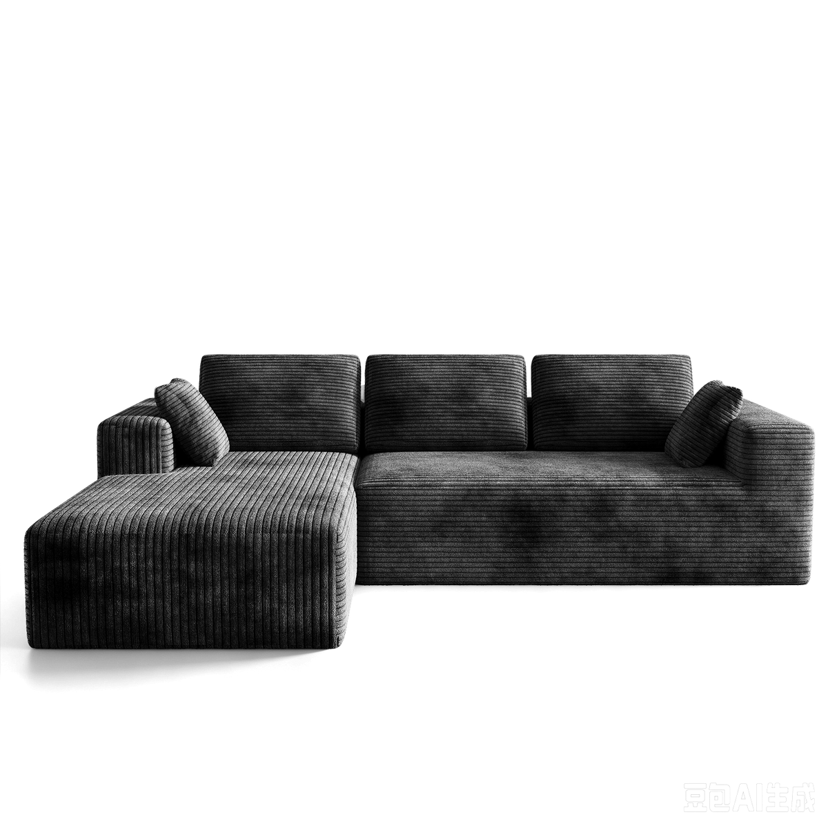 Milo L-Shape 4-Seat Sectional Sofa