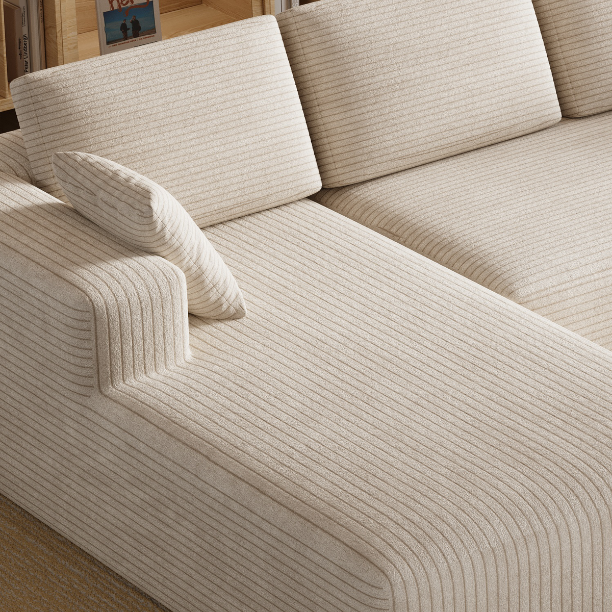 Milo L-Shape 4-Seat Sectional Sofa