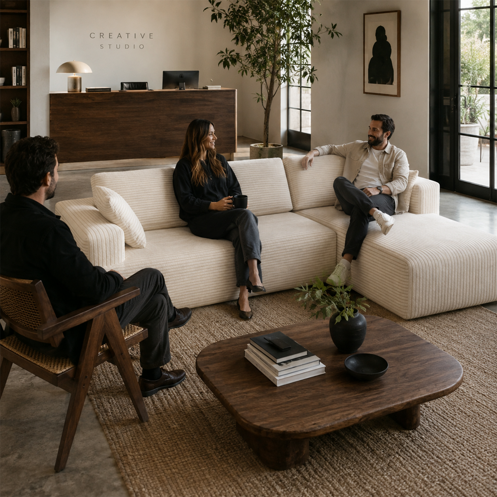 Milo L-Shape 4-Seat Sectional Sofa