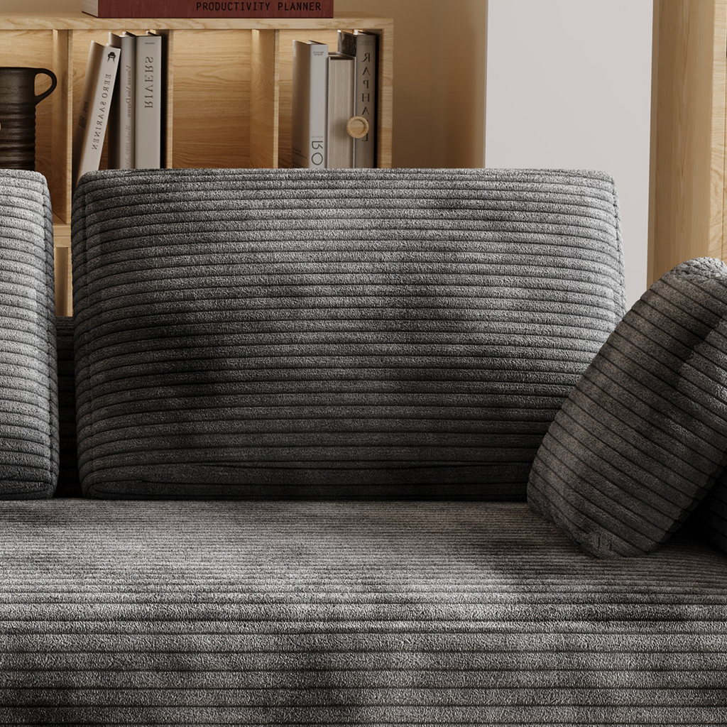 Milo L-Shape 3-Seat Sectional Sofa