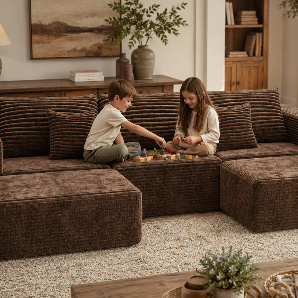 Rowan U-Shape 6-Seat Sectional Sofa