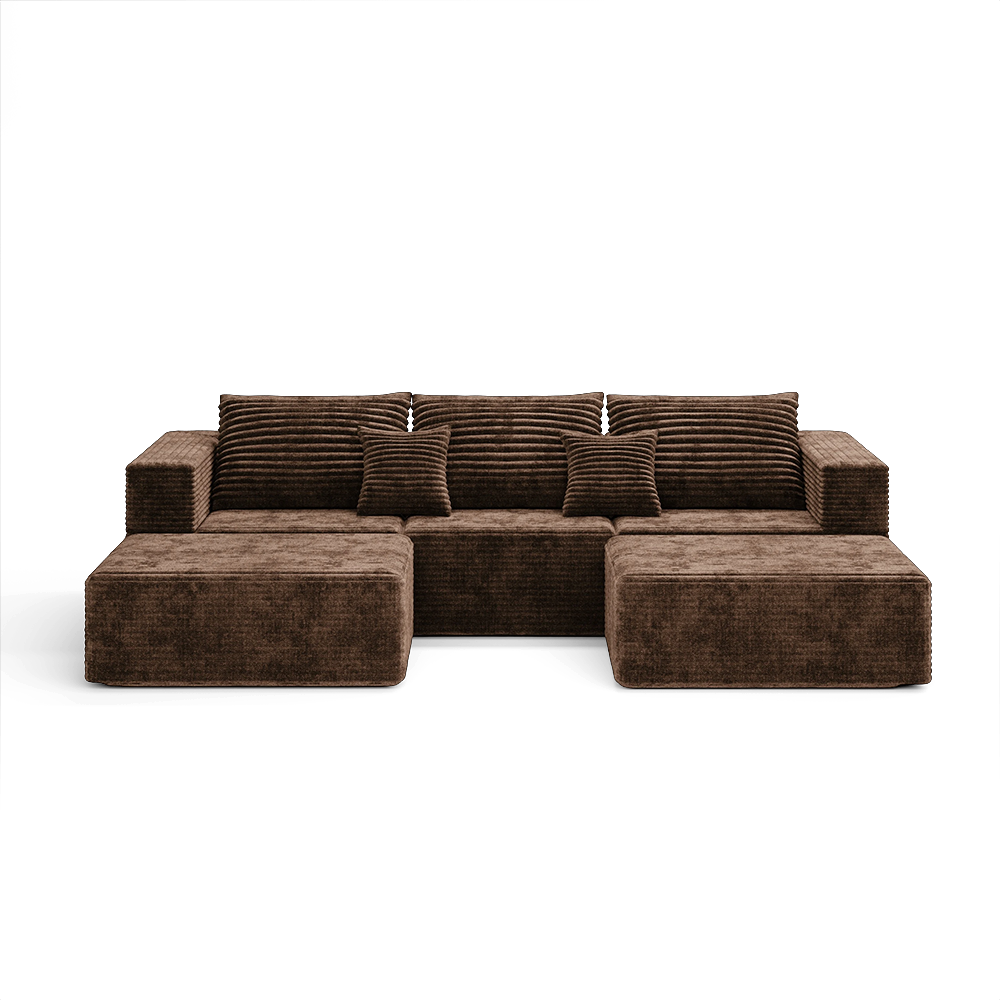 Rowan U-Shape 6-Seat Sectional Sofa